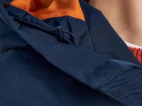 Пуховое пальто с накладными карманами