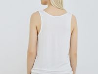 Майка свободного кроя, Белый