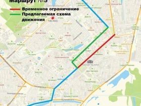 5 марта по проспекту Ленина Якутска временно ограничат движение транспорта