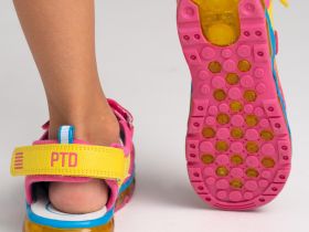 Сандалии с мигающим элементом flashlight для девочки