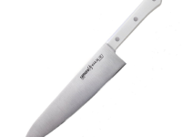 Набор из 3 кухонных ножей Samura Harakiri  "Поварская тройка", сталь AUS-8, рукоять ABS-пластик, белый