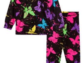 Термокомплект трикот. для девочек: фуфайка (футболка) с длин. рук, брюки для эпизод. использования