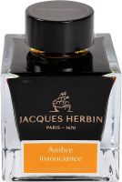 Чернила ароматизированные в банке Herbin Prestige, 50 мл, Ambre insouciance Янтарный