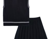 Комплект трикотажный для девочек: кардиган, юбка