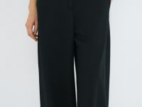 Трикотажные брюки О-силуэта, Черный