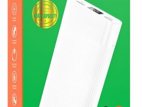 Внешний аккумулятор Hoco J85 Wellspring 20000mAh 20W /MicroUSB/Type-C/2хUSB (белый)