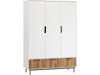 Распашной шкаф Леванте 3-144x205 Белый