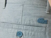 Мужские шорты Lacoste из смеси хлопка и льна