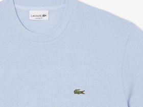 Мужская хлопковая футболка Lacoste из смеси льна