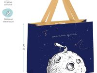 Пакет подарочный MESHU "Space" 32*26*12 см
