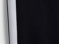 Широкие трикотажные брюки для девочек, Черный