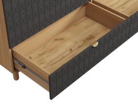 Комод Теджонс 185x85 Лист Графитовый