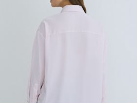 Блузка из сатина, Розовый