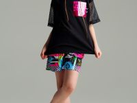 Фуфайка трикотажная для девочек (футболка)