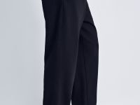 Спортивные брюки широкого кроя на высокой посадке