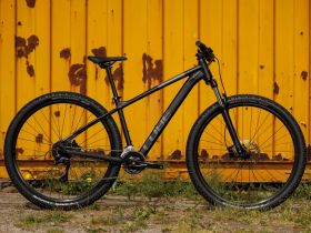 Горный велосипед Cube Aim Race 27.5, год 2023, цвет Черный-Синий, ростовка 14