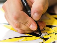 Линер Molotow "Blackliner" 0,1 мм, черный