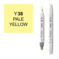 Маркер спиртовой BRUSH Touch Twin цв. Y38 бледный желтый
