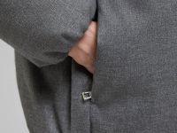 Утепленная куртка с воротником-стойкой