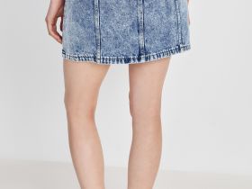 Джинсовая юбка мини