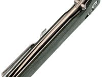 Складной нож SRM Terrier 258L-MG2, сталь 140Cr, рукоять зелёная микарта