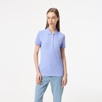 Женское поло Lacoste приталенного кроя из эластичного хлопка