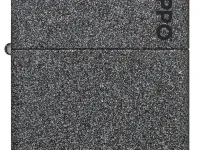 Зажигалка ZIPPO Logo с покрытием Iron Stone™, латунь/сталь, серая, матовая, 38x13x57 мм