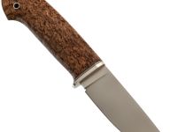 Нож Кроха, сталь M398, рукоять карельская береза