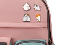 Набор металлических значков MESHU "Cute animals", эмаль, 4 шт