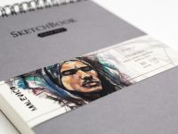 Скетчбук для графики Малевичъ "GrafArt" серый 21х29 см 80 л 150 г