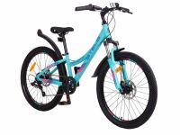 Подростковый велосипед Stels Navigator 430 MD 24 V010, год 2025, цвет Зеленый, ростовка 11.5