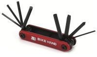 Набор инструментов складной Bike Hand YC-270 (черный / красный)