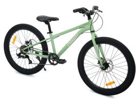 Подростковый велосипед Pifagor Level Up 24, год 2024, цвет Зеленый