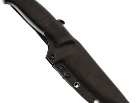 Нож Охотник, сталь PGK, рукоять Микарта черная