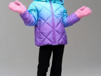 Комплект трикотажный для девочек: шапка, варежки