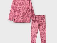 Термокомплект трикот. для девочек: фуфайка (футболка) с длин. рук, брюки для эпизод. использования