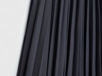 Плиссированная юбка миди A-силуэта, Серый