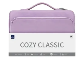 Чехол-сумка WIWU Cozy Classic для ноутбука до 14 Дюймов (фиолетовый)