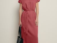 Платье без рукавов из тенселя