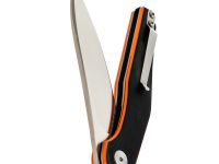 Складной нож Снайпер Техно, сталь N690, рукоять G10 черно-оранжевый