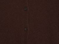 Укороченный кардиган на пуговицах, Коричневый