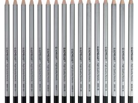 Набор карандашей чернографитных ACMELIAE 16 твердостей от 6H до 8B в картоне