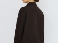 Рубашка из искусственной замши, Коричневый