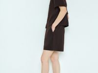 Шорты из модала, Коричневый