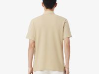 Мужское хлопковое поло Lacoste из смеси льна