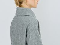 Толстовка с воротником-стойкой на молнии, Серый