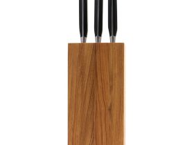 Подставка для ножей универсальная Woodinhome KS007UON, дуб