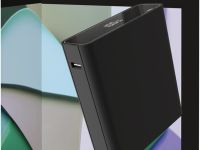 Внешний аккумулятор VLP B-Energy USB-C + USB-A, 10000 мАч, кабель черный