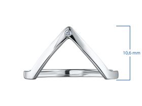 Кольцо из серебра э0612кц02193800_white