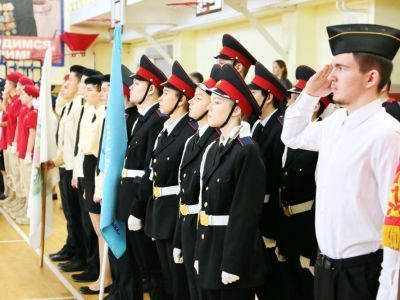 «Зарница» начинается с торжественного марша